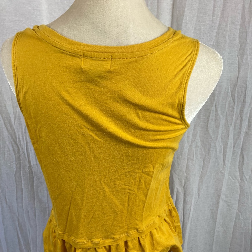 Mustard yellow flare shirt